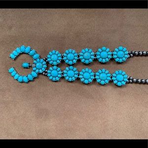 Turquoise Squash Blossom Necklace